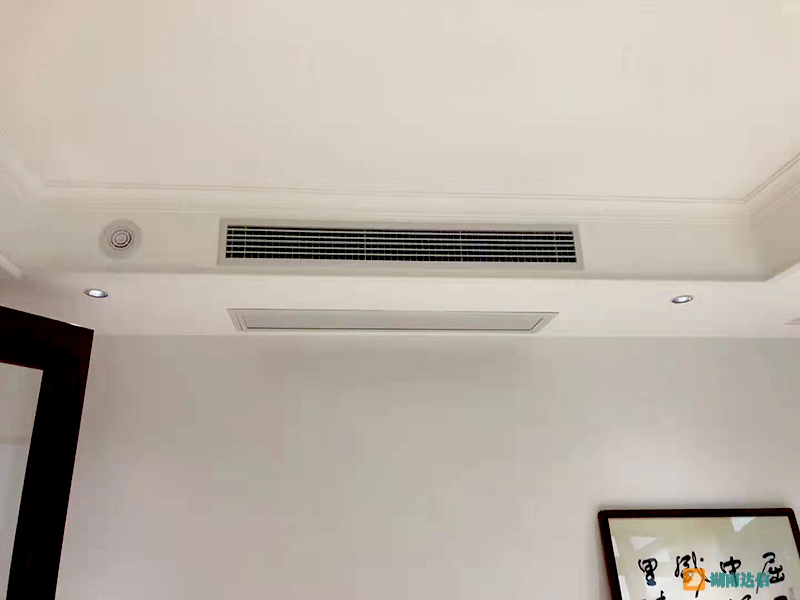 三菱电机家用中央空调书房安装完成实景图