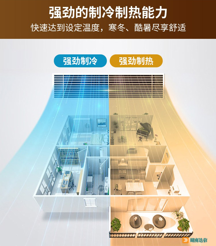 三菱电机中央空调小冰焰系列强劲的制冷制热能力