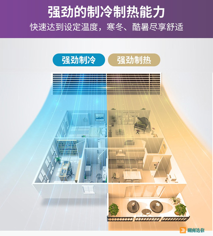 三菱电机中央空调菱睿系列强劲的制冷制热能力